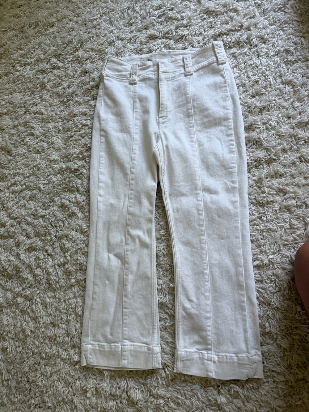Anthropologie Women's White Pants